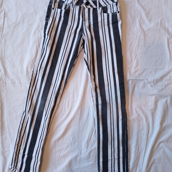 PSNY Other - Girls size 12r PSNY jeans. Black and white stripes.